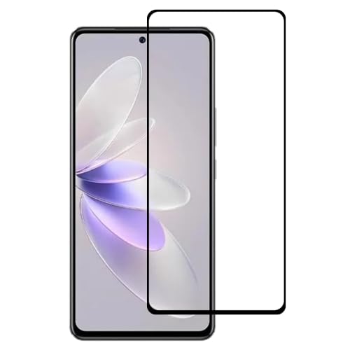 YOFO Curve Edge to Edge Full Screen Coverage Tempered Glass for " VIVO V30 / V30 PRO  "- Full Glue Gorilla Glass (Black)