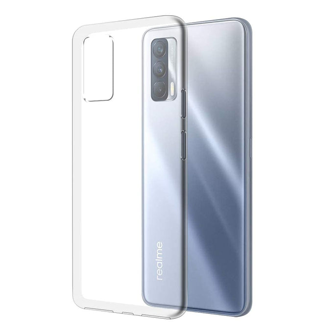 YOFO Silicon Transparent Back Cover for Realme X7 Shockproof Bumper Corner with Ultimate Protection