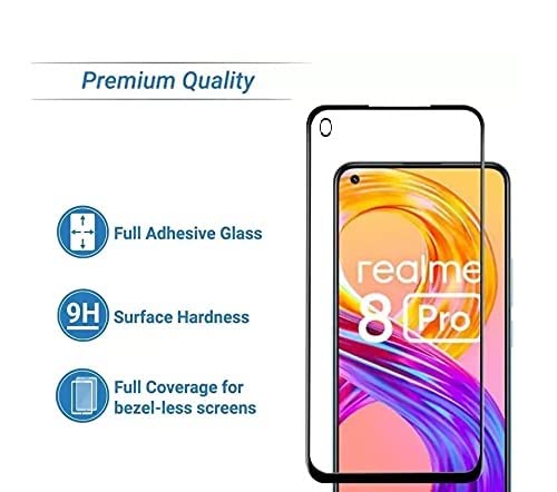 Edge to Edge Tempered Glass for Realme 8 / 8pro