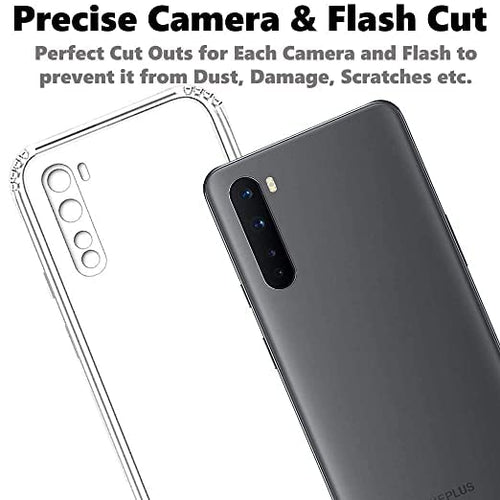 YOFO  Shockproof HD Transparent Back Cover for Oppo F17 (Transparent)