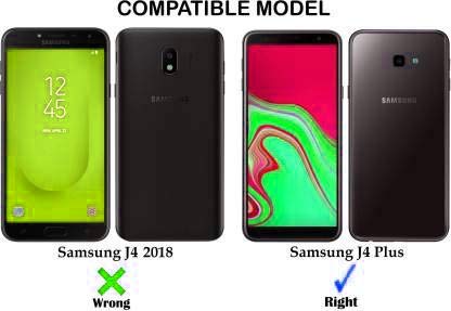 YOFO Back Cover for Samsung Galaxy J4 Plus / J4 Core / J4 Prime(TPU; Silicone/Transparent)