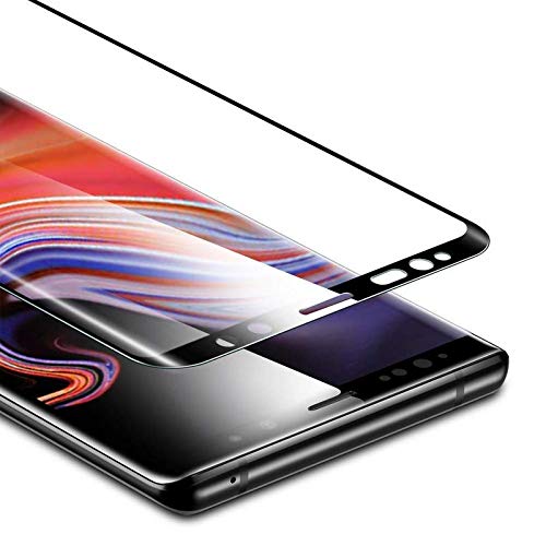 YOFO Curve Edge to Edge Full Screen Coverage Tempered Glass for " SAMSUNG GALAXY NOTE 8 / NOTE 9 "- Full Glue Gorilla Glass (Black)