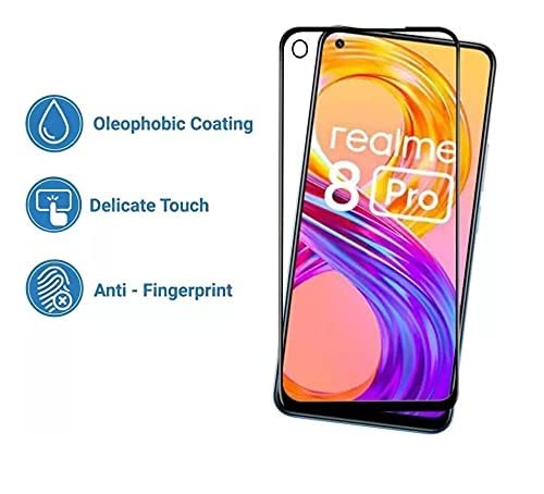 Edge to Edge Tempered Glass for Realme 8 / 8pro