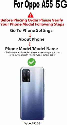 YOFO Smoke Back Cover for Oppo A55 (5G)