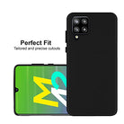 YOFO Exclusive Matte Finish Soft Back Case Cover for Samsung Galaxy M42 5G/Samsung Galaxy A42 5G - Black