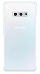 YOFO Silicon Back Cover Case for Samsung Galaxy S10e (Transparent) Camera Protection with Dust Plug