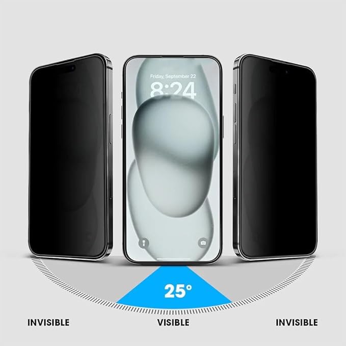 OneMinutes Edge to Edge Privacy tempered Glass for IPHONE 12