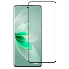YOFO Premium HD+ Full Glue Tempered Glass For Vivo V30e Full Glue Curved Glass 100% Fingerprint Working with self installation kit (NON UV GLASS)
