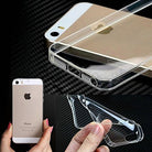 YOFO Defender Ultra Thin 0.3mm Clear Transparent Flexible Soft TPU Slim Back Case Cover for Apple iPhone 5 / 5s (Transparent)