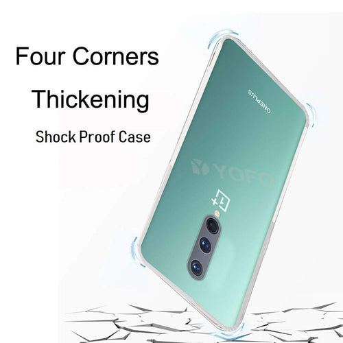 YOFO Transparent Back Cover for One Plus 8