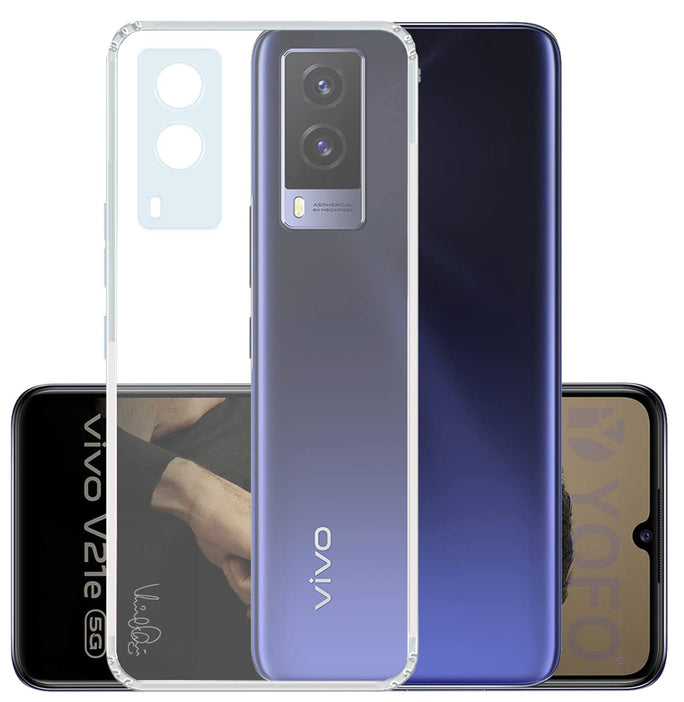 YOFO Transparent Back Cover for Vivo V21E (5G)