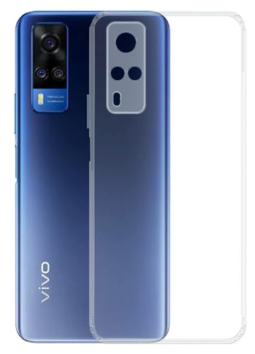 YOFO Silicon Transparent Back Cover for Vivo Y51 A/Vivo Y31 Shockproof Bumper Corner with Ultimate Protection