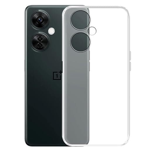 YOFO 2.0 MM Back Cover for OnePlus Nord CE-3 Lite (Silicone|Transparent|Camera Protection/Heavyduty)
