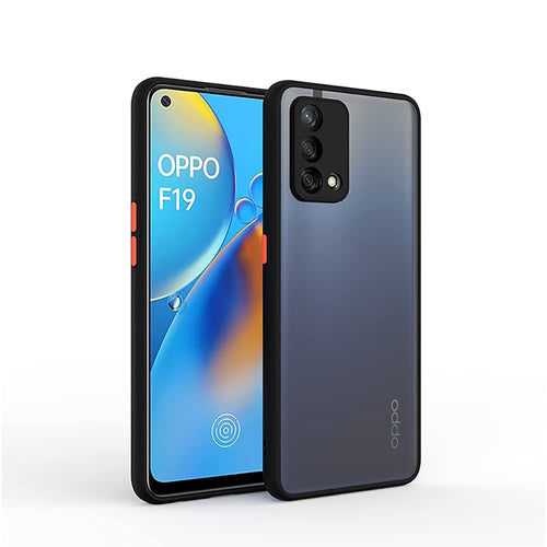 YOFO Smoke Back Cover for Oppo F19 with Camera Protection