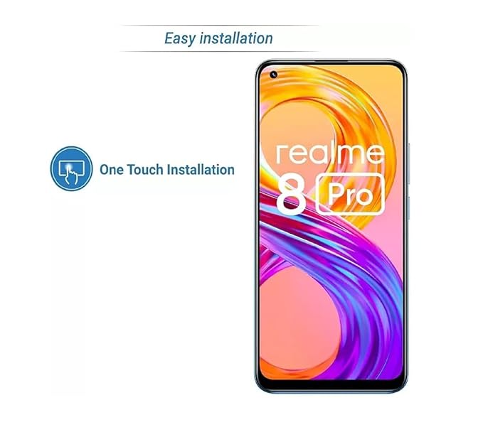 Edge to Edge Tempered Glass for Realme 8 / 8pro