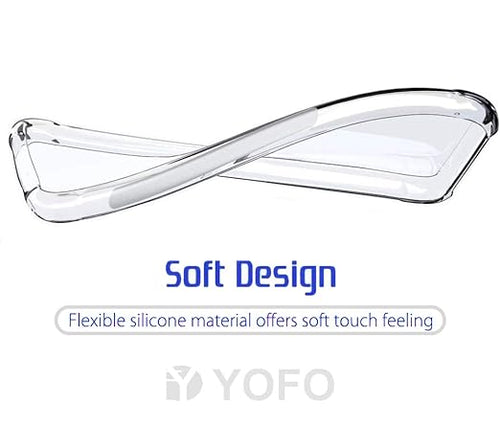 YOFO Back Cover for Realme 10 (5G) (Silicone|Transparent|Camera Protection)