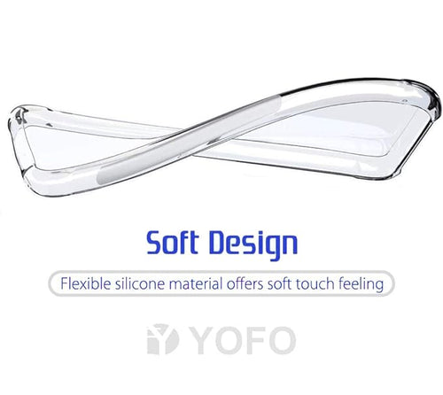 YOFO Back Cover for Redmi 11 Prime (5G) (Silicone|Transparent|Camera Protection)