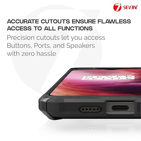 YOFO Back Cover for OnePlus 7 | 6T Mobile Back Case Shock Proof Design