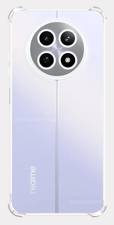 YOFO Transparent Back Cover for Realme 12 (5G)