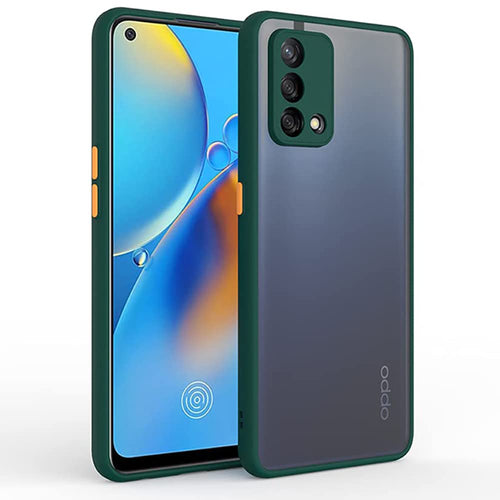 YOFO Smoke Back Cover for Oppo F19 with Camera Protection