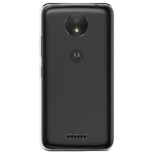 YOFO Soft Back Cover for Moto C Plus (Transparent)