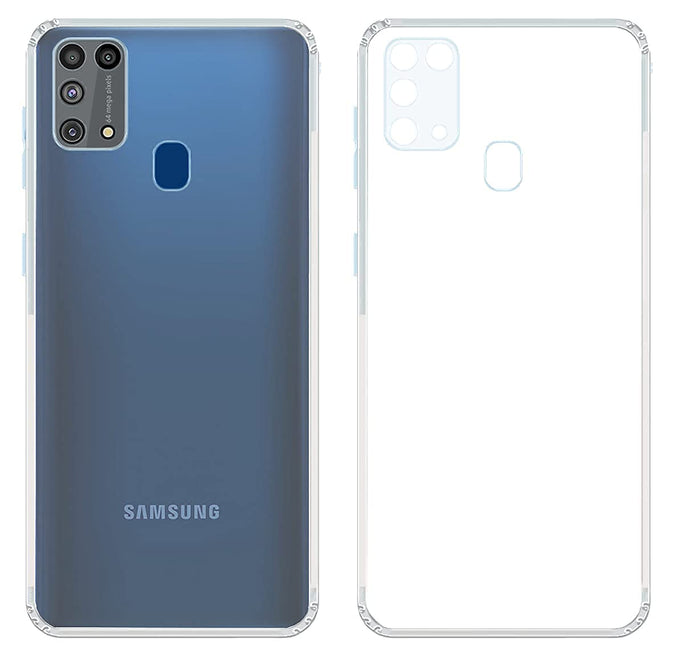 YOFO Transparent Back Cover for Samsung Galaxy M31