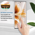 YOFO Curve Edge to Edge Full Screen Coverage Tempered Glass for " OPPO RENO 11 (5G) "- Full Glue Gorilla Glass (Black)