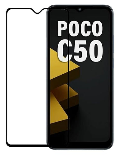 Edge to Edge Tempered Glass for Poco C50, C51