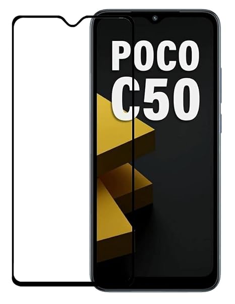 Edge to Edge Tempered Glass for Poco C50, C51