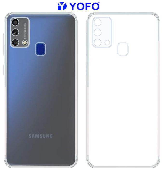 YOFO Silicon Transparent Back Cover for Samsung F41