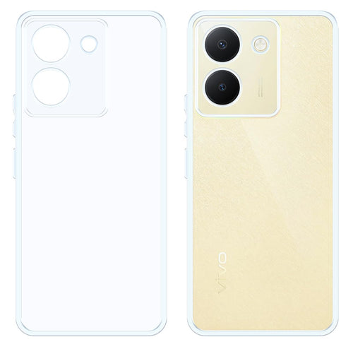 YOFO Back Cover for Vivo Y36 / Y78 (5G) 2.0 MM (Flexible|Silicone|Transparent|Full Camera Protection)
