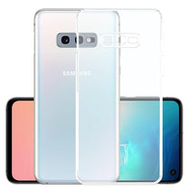 YOFO Silicon Back Cover Case for Samsung Galaxy S10e (Transparent) Camera Protection with Dust Plug