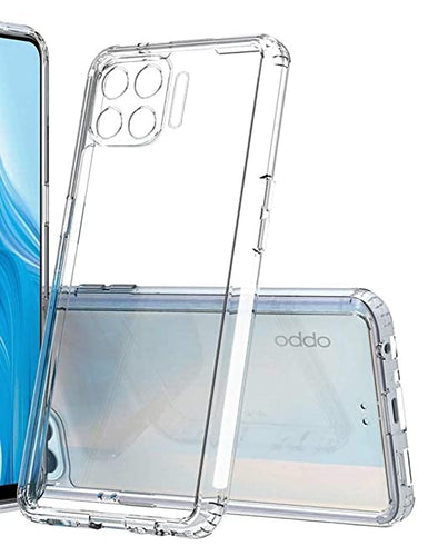 YOFO  Shockproof HD Transparent Back Cover for Oppo F17 (Transparent)