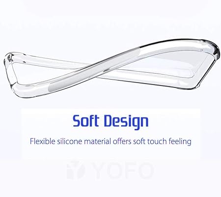 YOFO Transparent Back Cover for Mi Redmi Note 8 Pro