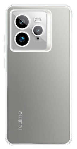 YOFO Silicon Back Cover Case for Realme GT7 Pro (5G) (Transparent) Camera Protection with Dust Plug