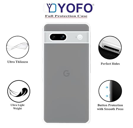 YOFO Back Cover for Google Pixel 7A