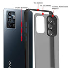 YOFO Smoke Back Cover for Vivo V23 E