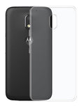 YOFO Back Cover for Motorola E3 Power (Flexible|Silicone|Transparent|Full Camera Protection)