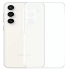 YOFO Back Cover for Samsung Galaxy S24 FE (5G) (Flexible|Silicone|Transparent|Full Camera Protection|Dust Plug)