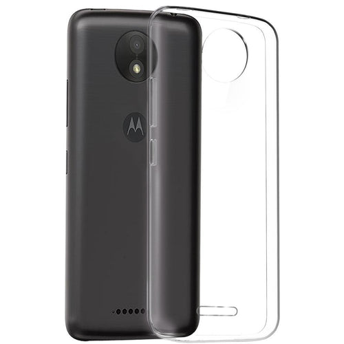 YOFO Soft Back Cover for Moto C Plus (Transparent)