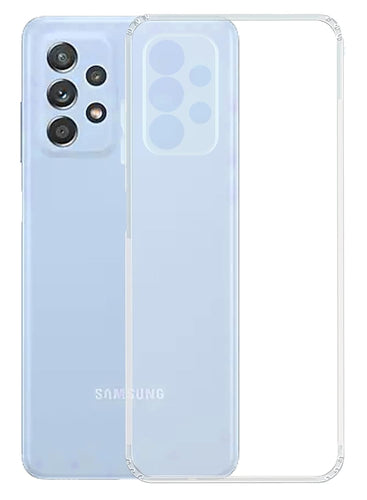 YOFO Back Cover for Samsung Galaxy A23 (5G) (Silicone|Transparent|Camera Protection)