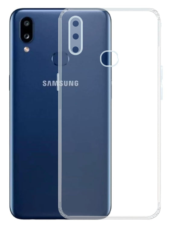 YOFO  Shockproof HD Transparent Back Cover for Samsung M01s (Transparent)