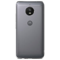 YOFO Silicone Soft Clear Back Cover for Moto E4 Plus (Transparent)