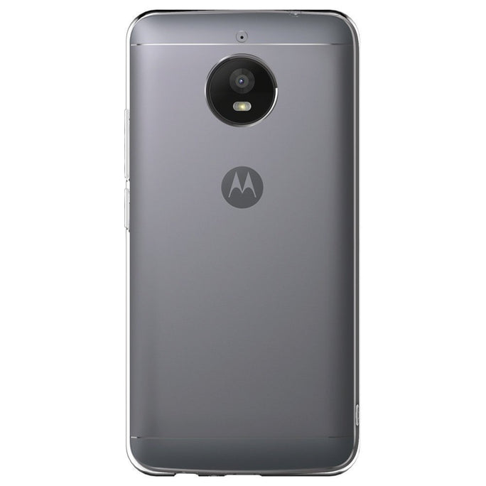 YOFO Silicone Soft Clear Back Cover for Moto E4 Plus (Transparent)