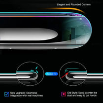 YOFO Curve Edge to Edge Full Screen Coverage Tempered Glass for " INFINIX NOTE 40 PRO "- Full Glue Gorilla Glass (Black)