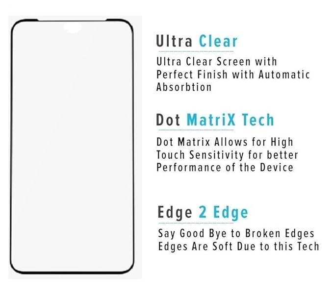 Edge to Edge Tempered Glass for Vivo V20 Pro