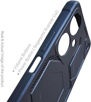 YOFO limited edition store Vivo Y27 Armor Back Cover | Camera Protection, Drop Protection, Anti Fingerprint, Anti Slip, 3D Design