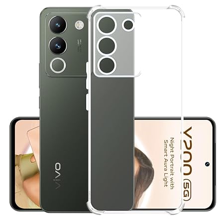 YOFO Transparent Back Cover for Vivo Y200 (5G)