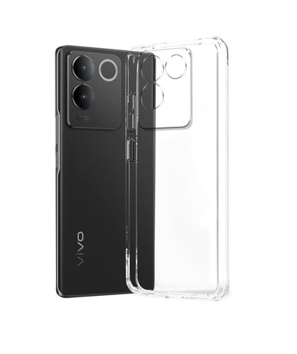 YOFO 2.0 MM Back Cover for Vivo Y200 Pro (5G) (Flexible|Silicone|Transparent|Full Camera Protection)