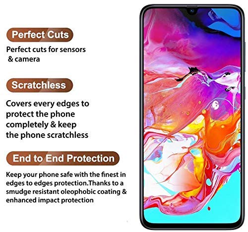 Edge to Edge Tempered Glass for Samsung A70